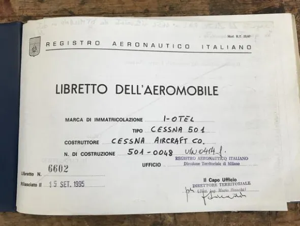 1#4312 AEROMOBILE CESSNA C 501