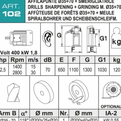 Affilautensili Aceti ART.102 Nuova