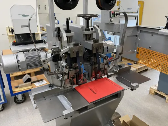 Agrafix DK 80 double head stitcher with loop stitching