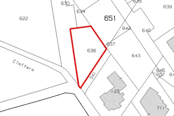 #2537190 Area edificabile residenziale di 612 mq