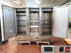 armadio frigo a 3 colonne in inox usato
