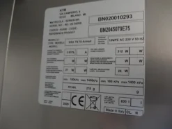 4#2985 Armadio frigorifero Ktm Ksa tn 70