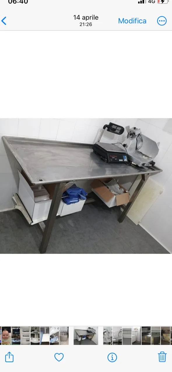 Arredamento completo per pescheria