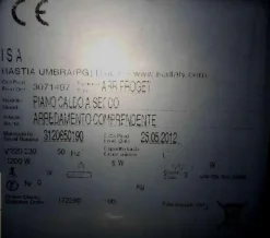 1#8065 Arredi e attrezzature per laboratorio di pasticceria