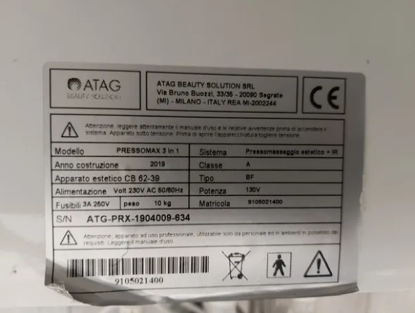 1#7919 Arredi e attrezzature per trattamenti estetici