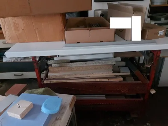 1#7776 Arredo per laboratorio falegnameria
