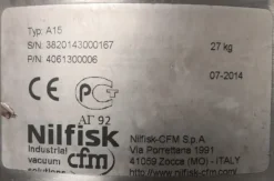 ASPIRATORE AD ARIA COMPRESSA – NILFISK CFM A15 (ASP-41)