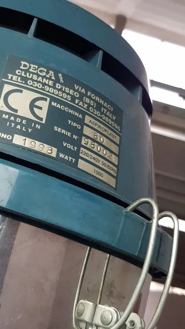 aspiratore DEGA Aspiroplast anno 1998