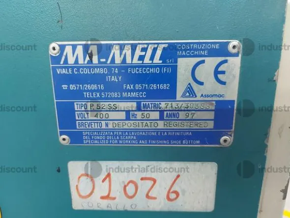 1#9471 Attrezzatura per lavorazione del cuoio e Fiat Ducato