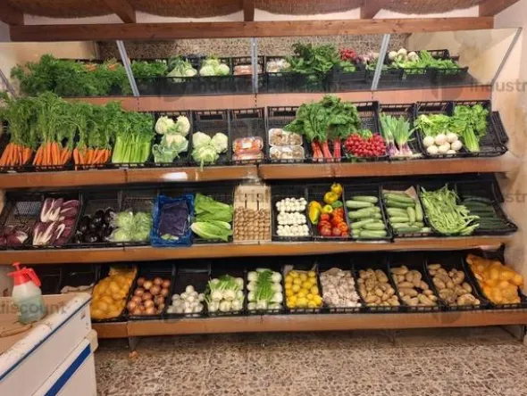2#9076 Attrezzature e arredi per negozio frutta e verdura