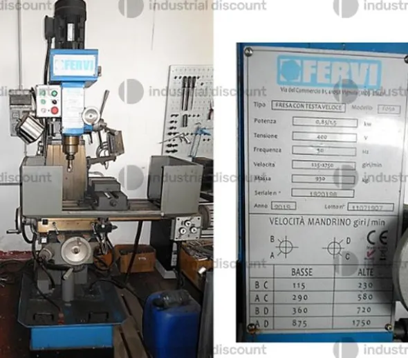 1#9940 Attrezzature per officina ed ufficio e attrezzature varie