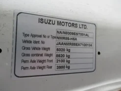 71#3561 Autocompattatore Isuzu M 50 Evolution