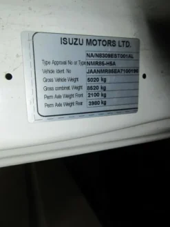 84#3561 Autocompattatore Isuzu M 50 Evolution