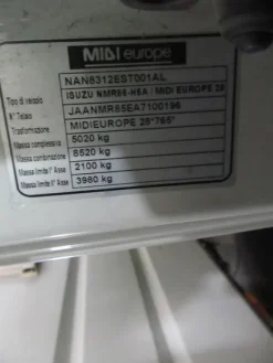 84#3561 Autocompattatore Isuzu M 50 Evolution