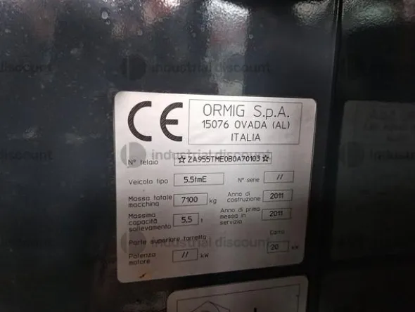 5#9250 Autogru elettrica ORMIG 5.5 TME