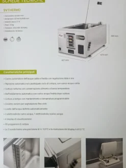 Bagno termostatico inox Orved PARI AL NUOVO