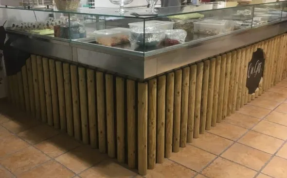 BANCHI ESPOSITORI PER GASTRONOMIA O PASTICCERIA