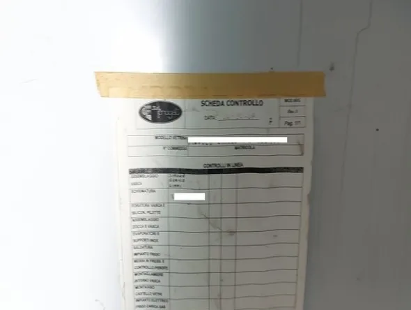 1#7367 Banchi refrigerati e materie prime