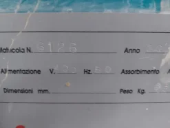 6#7722 Banco aspirante Ghines Agua