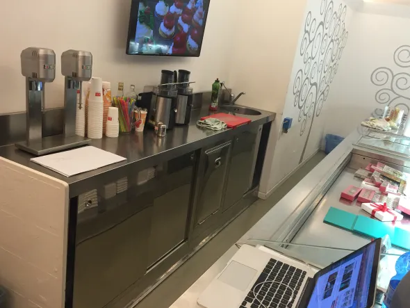 Banco gelateria e pasticceria