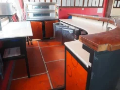 18#8549 Bancone pizzeria Moretti Forni