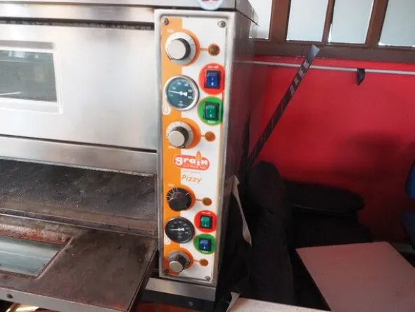 18#8549 Bancone pizzeria Moretti Forni