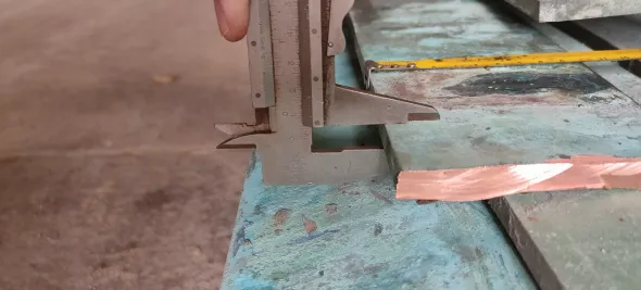 Barre di rame 100x10