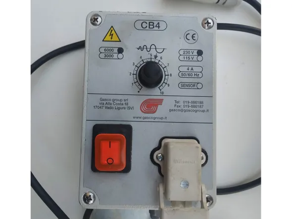 Base vibrante circolare con contenitore conico GASCO BV25-2L