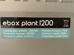 22#4979 Batteria portatile Output e inverter con pannello fotovoltaico