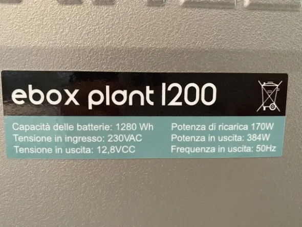 22#4979 Batteria portatile Output e inverter con pannello fotovoltaico