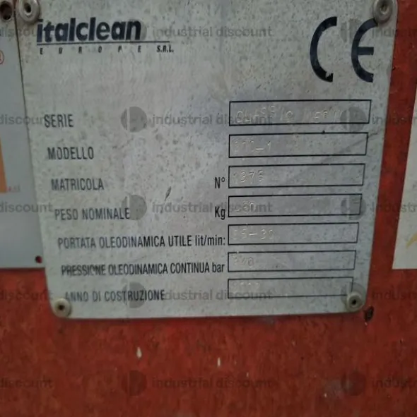 14#8848 Benna frantumatrice Ideachip OY e spazzatrici