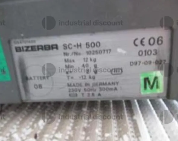 23#9809 Bilance elettroniche Bizerba