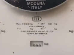 Bilancia a orologio 3000kg