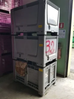 118#5715 Bins e cassoni in legno per frutta e verdura