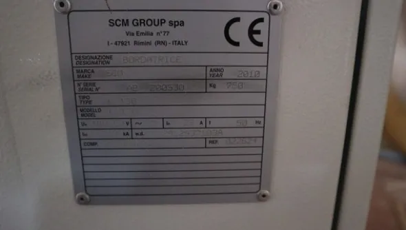 4#4929 Bordatrice Scm e gruppo vasca colla