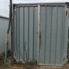 4#6992 Box da cantiere e materiale edile