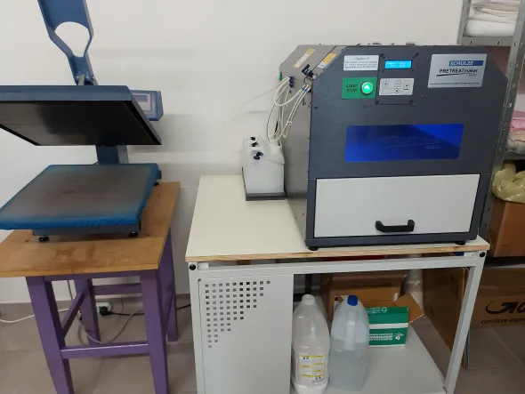 Brother GT 361 + Shulze Basic + Termopressa manuale