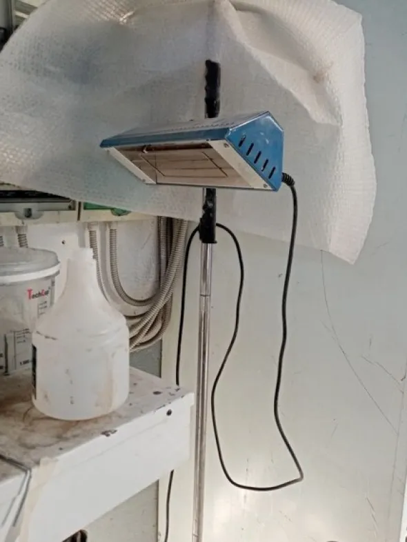 1#7041 Cabina di verniciaturaBlowtherm e attrezzature officina