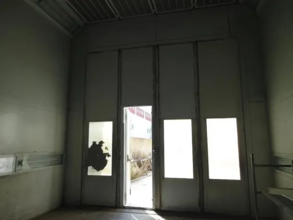 3#3429 Cabina di verniciatura e sistema di filtraggio