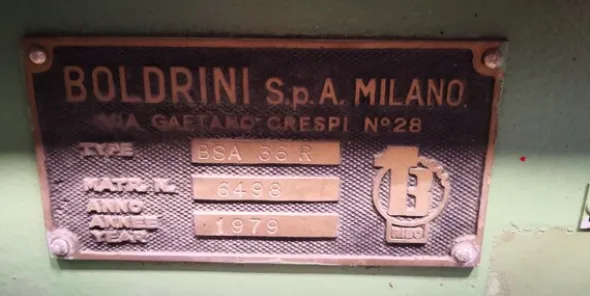 5#8173 Calandra Boldrini BSA 36 R