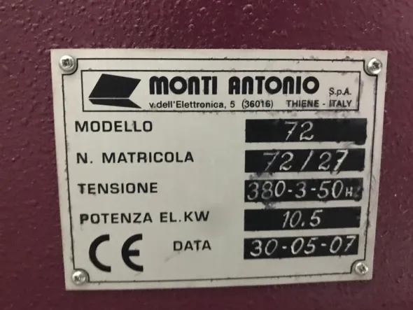 CALANDRA PER SUBLIMAZIONE TRANSFER MONTI MOD.72