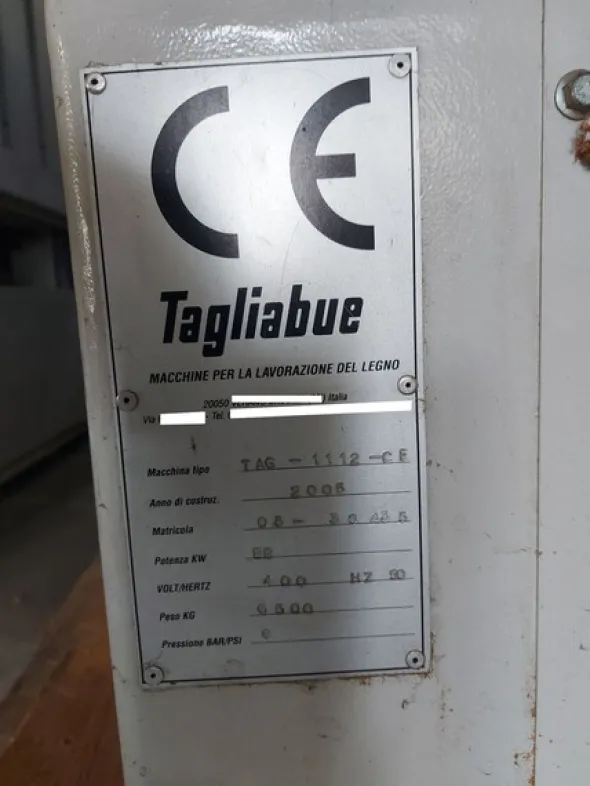 6#8197 Calibratrice Tagliabue
