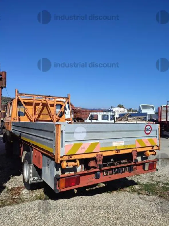 12#9387 Camion cassone fisso a doppia cabina Fiat-IVECO 50-10