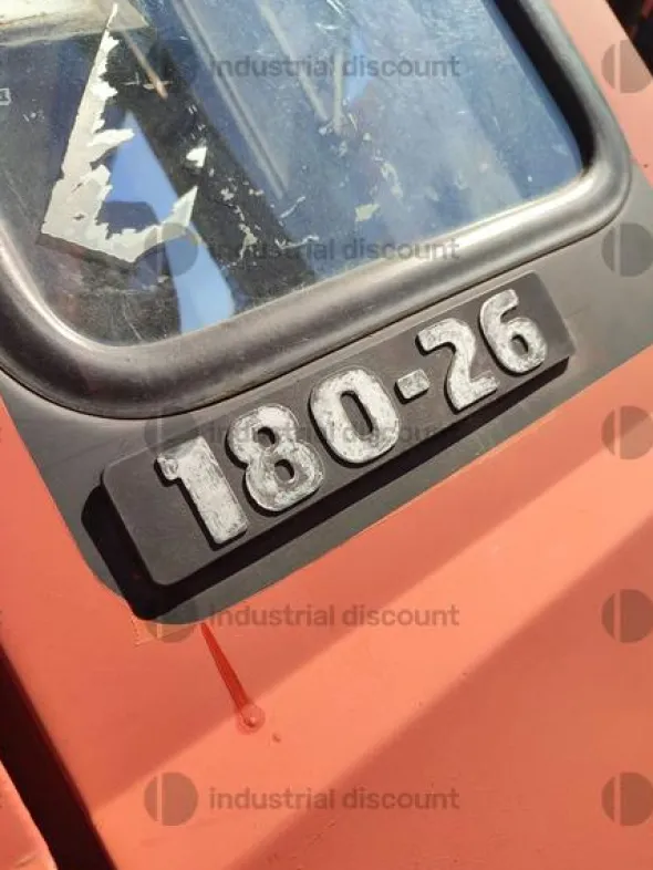 13#9387 Camion Fiat 180-26 ribaltabile trilateralecon Gru Bonfiglioli