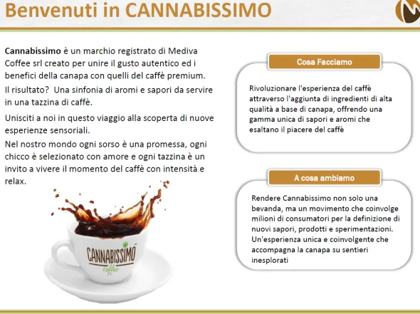 Cannabissimo - Il marchio di Caffè alla canapa