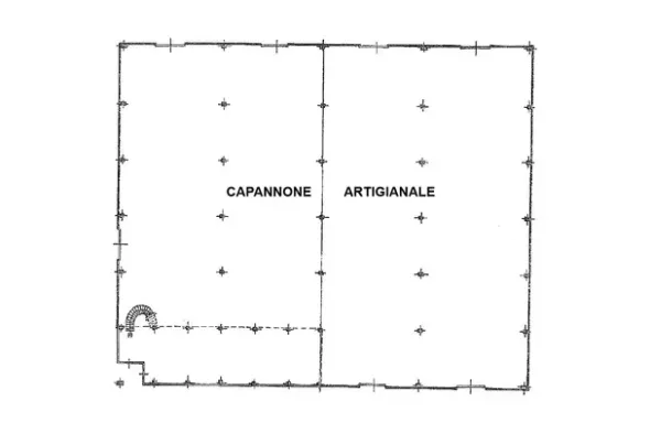 #2518002 Capannone artigianale con piazzale e uliveto