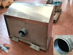 cappa aspirante in acciaio inox usata