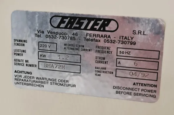 CAPPA FLUSSO LAMINARE VERTICALE FASTER BHA72M (CAP-15)