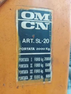 515#7667 Capretta per sollevamento OMCN