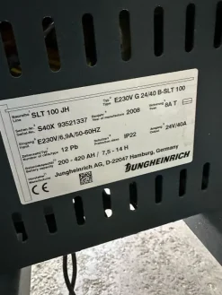Carica batteria Jungheinrich 24V 40A
